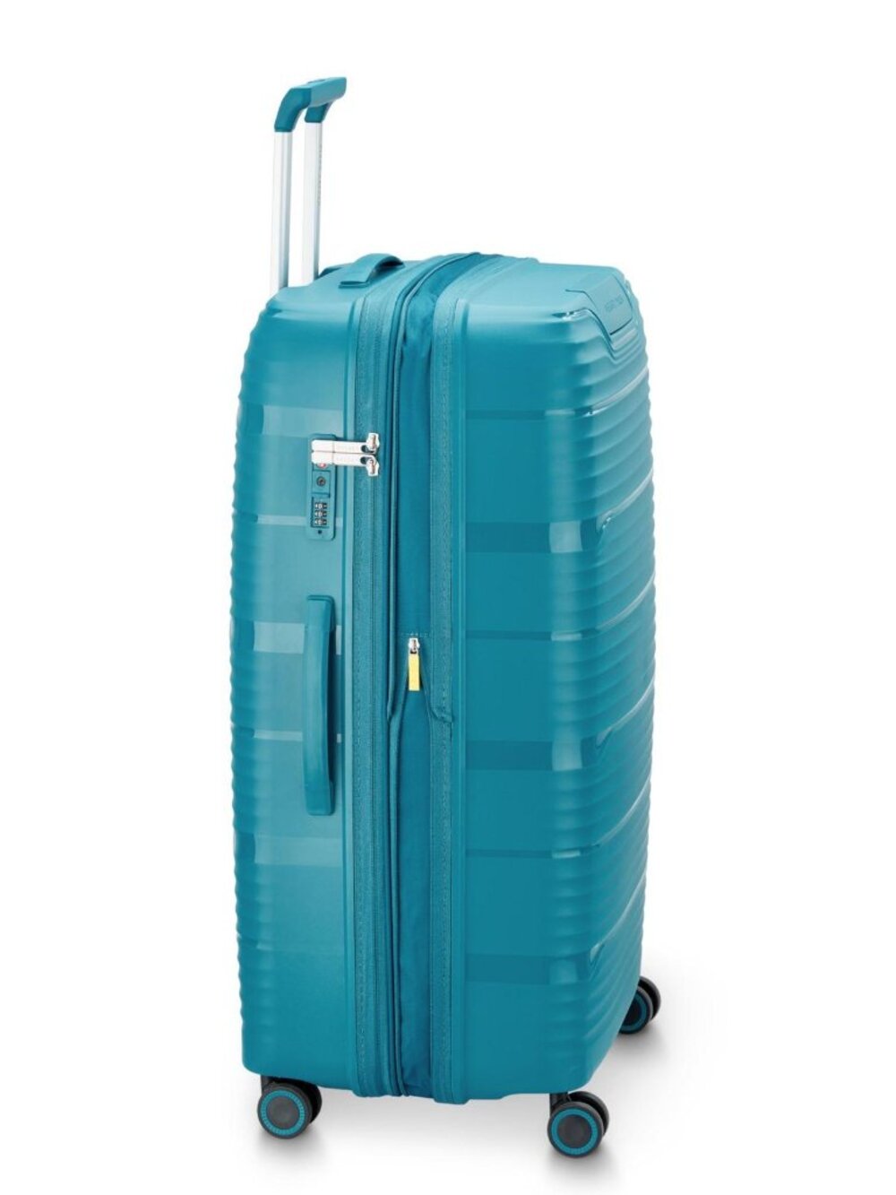 Delsey Paris Dune Hardside Spinner Suitcase Luggage Teal Blue 31" Large Check In - Picture 10 of 12